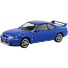 1/32 楽プラ スナップキット No.21-BE ニッサン R33 スカイラインGT-R(ブルー) アオシマ, AOS00360, by アオシマ