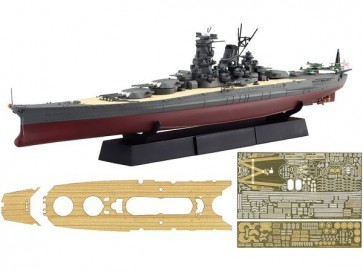 1/700 帝国海軍シリーズ No.47 EX-2 日本海軍戦艦 武蔵(昭和19年/捷一号作戦) フルハルモデル 特別仕様(エッチングパーツ・木甲板シール付き) フジミ, FUJ52456, by フジミ