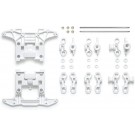 ミニ四駆グレードアップパーツ N-04・T-04 強化ユニット (ホワイト) [ミニ四駆特別企画] タミヤ, TAM56951, by タミヤ