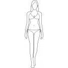 1/12 12リアルフィギュア コレクション No.47 ビキニ ハセガワ, HAS24958, by ハセガワ