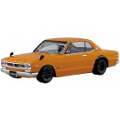 1/32 楽プラ スナップキット No.16CU-BN ニッサン C10 スカイライン 2000GT-R カスタムホイール (ブラウン) アオシマ, AOS01701, by アオシマ
