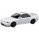1/32 楽プラ スナップキット No.14CU-CW ニッサン R32スカイラインGT-R カスタムホイール(クリスタルホワイト) アオシマ, AOS02883, by アオシマ