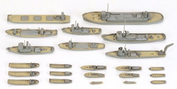 1/700 ウォーターライン 509 情景ｱｸｾｻﾘｰ  ﾀｸﾞﾎﾞｰﾄｾｯﾄ ハセガワ, HAS95090, by ハセガワ