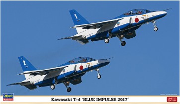 1/72 川崎 T-4"ブルーインパルス 2017" ハセガワ, HAS22492, by ハセガワ