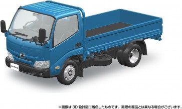 1/32 楽プラ スナップキット No.23-BE 日野 デュトロ 平ボデー (ブルー) アオシマ, AOS67239, by アオシマ