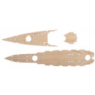 1/700 特シリーズ No.37 EX-102 日本海軍戦艦 比叡用 木甲板シール(w/艦名プレート) フジミ, FUJ33165, by フジミ