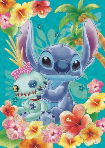 パズルデコレーション ジグソーパズル 108ピース ディズニー Stitch(スティッチ)-tropical blue- エポック, EPC20095, by エポック