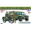 1/35 スケール限定シリーズ 陸上自衛隊 偵察用オートバイ・高機動車セット タミヤ, TAM51889, by タミヤ