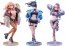 1/7 グリッドマン ユニバース Dreamy Divas Ver.フィギュア セット Solarain, SOL05543, by Solarain