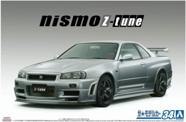 1/24 ザ・モデルカー No.34 ニスモ BNR34 スカイラインGT-R Z-tune 2004 アオシマ, AOS58312, by アオシマ