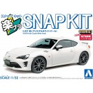 1/32 楽プラ スナップキット No.8-CW トヨタ 86 (クリスタルホワイトパール) アオシマ, AOS68847, by アオシマ