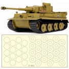 1/35 ガールズ＆パンツァー 劇場版 ティーガー I 黒森峰女学園 転輪マスキングシート付き プラッツ, PLZ76417, by プラッツ