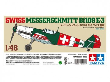 1/48 メッサーシュミット Bf109 E-3 スイス空軍 [スケールモデル限定] タミヤ, TAM52008, by タミヤ