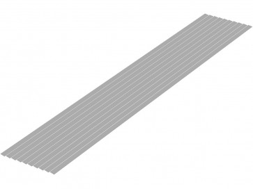 プラ=材料 [グレー] 細切り板 0.3 x 4.0mm 10本入 ウェーブ, WAV24647, by ウェーブ