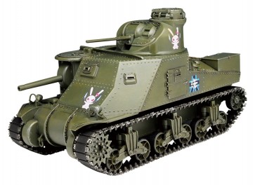 1/35 M3中戦車リー ウサギさんチーム 劇場版です！（オリーブドラブ Ver.） プラッツ, PLZ40982, by プラッツ