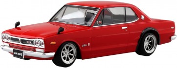 1/32 ザ・スナップキット No.09-SP3 ニッサン スカイライン 2000GT-R カスタムホイール(レッド) アオシマ, AOS64726, by アオシマ