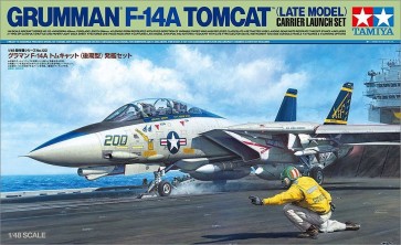 1/48 傑作機シリーズ グラマン F-14A トムキャット (後期型) 発艦セット タミヤ, TAM11225, by タミヤ