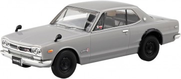 1/32 楽プラ スナップキット No.16-SV ニッサン C10 スカイライン 2000GT-R(シルバー) アオシマ, AOS01626, by アオシマ