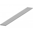 プラ=材料[グレー] 細長丸パイプ 3 x 6 mm 5本入 ウェーブ, WAV24210, by ウェーブ