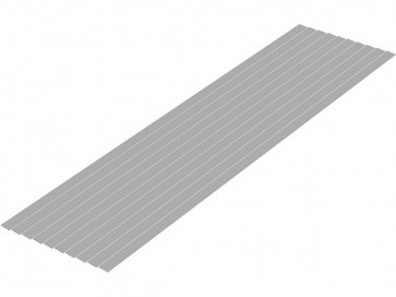 プラ=材料 [グレー] 細切り板 0.3 x 6.0mm 10本入 ウェーブ, WAV24661, by ウェーブ