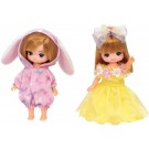 リカちゃん LW－21 ミキちゃんマキちゃんドレスセット うさみみパジャマとフラワードレス リカちゃんタカラトミー, TAK53221, by タカラトミー