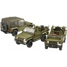 1/72 ミリタリーシリーズ No.24 陸上自衛隊 1/2tトラック(V17型/部隊用) 3両入り フジミ, FUJ23419, by フジミ