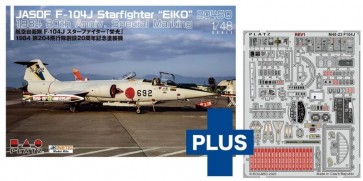 1/48 航空自衛隊 F-104J スターファイター「栄光」 1984 第204飛行隊創設20周年記念塗装機 エッチングパーツ付属 プラッツ, PLZ28093, by プラッツ