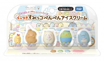 すみっコぐらし くっつきすみっコ ぺんぺんアイスクリーム フィギュアセット タカラトミー, TAK34688, by タカラトミー