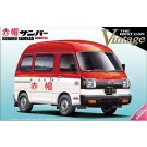 1/24 スバル サンバー 赤帽仕様, AOS04685, by アオシマ