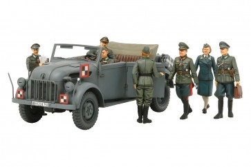 1/35 ﾐﾘﾀﾘｰﾐﾆﾁｭｱｼﾘｰｽﾞ 25149 ﾄﾞｲﾂ 大型指揮官車 ｺﾏﾝﾄﾞﾜｰｹﾞﾝ 司令部ｽﾀｯﾌｾｯﾄ タミヤ, TAM51490, by タミヤ