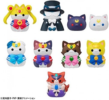 MEGA CAT PROJECT 美少女戦士セーラームーン セーニャームーン 月にかわっておしおきニャ!  1BOX 8個入り メガハウス, MEG31508, by メガハウス