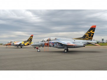 1/100 航空自衛隊 T-4 エアフェスタ浜松 空自70周年記念塗装機 2機セット プラッツ, PLZ23241, by プラッツ