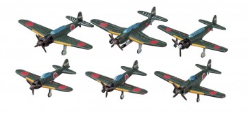 1/450日本海軍　空母艦載機セット, HASQG56, by ハセガワ