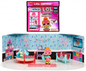 L.O.L. サプライズ! ファニチャー ベッドルーム with ネオン キュー.ティー. タカラトミー, TAK54808, by タカラトミー