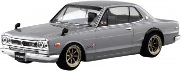 1/32 楽プラ スナップキット No.16CU-SV ニッサン C10 スカイライン 2000GT-R カスタムホイール (シルバー) アオシマ, AOS01671, by アオシマ