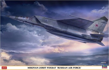 1/48 ミグ25RBT フォックスバット "ロシア空軍" ハセガワ, HAS74620, by ハセガワ