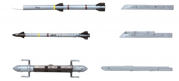 1/72ｴｱｸﾗﾌﾄｳｪﾎﾟﾝⅧ ｱﾒﾘｶ空対空ﾐｻｲﾙ & ｼﾞｬﾐﾝｸﾞﾎﾟｯﾄﾞ, HASX72-13, by ハセガワ