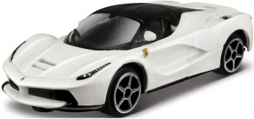 1/64 トミカプレゼンツ ブラーゴ レース&プレイシリーズ ラフェラーリ(白) タカラトミー, TAK63015, by タカラトミー