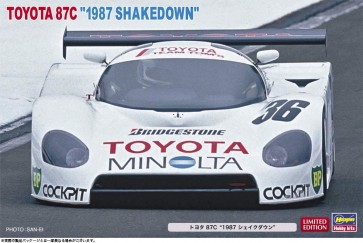 1/24 トヨタ 87C “1987 シェイクダウン” ハセガワ, HAS05000, by ハセガワ