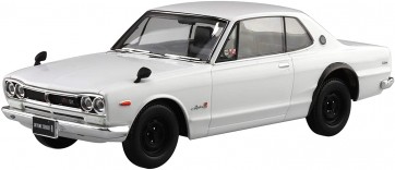 1/32 ザ・スナップキット No.09-B ニッサン スカイライン 2000GT-R(ホワイト) ザ・スナップキットアオシマ, AOS58831, by アオシマ