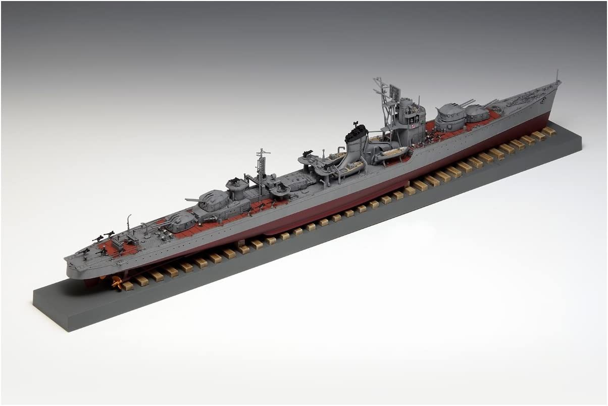 日本海軍駆逐艦 冬月 1945 1:350スケール　WAVEウェーブ Amazon | ウェーブ 1/350 日本海軍 駆逐艦 冬月 1945 プラモデル BB102