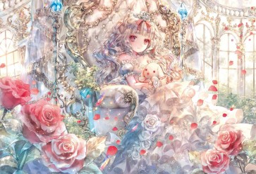 ジグソーパズル 300ピース ファンタジックアート おにねこ 白姫物語 エポック, EPC63073, by エポック