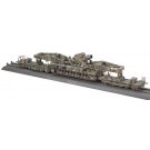 1/72　60cm 自走臼砲 ｶｰﾙ 量産型 w/運搬貨車, HASMT57, by ハセガワ