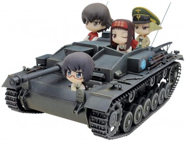 1/35 ガールズ＆パンツァー最終章 III号突撃砲F型カバさんチーム ぷちカバさんチームフィギュア付き特別限定版です！ プラッツ, PLZ71795, by プラッツ
