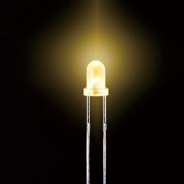 LED　3φ　（黄）　5ｐｃｓ, MNSHP-25, by ミネシマ