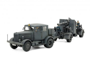 1/48 イタレリシリーズ ドイツ重牽引車 SS-100・88mm砲FLAK37セット タミヤ, TAM70276, by タミヤ