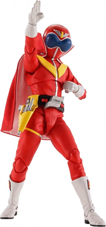 S.H.Figuarts（真骨彫製法） 秘密戦隊ゴレンジャー アカレンジャー スーパー戦隊 50th Anniversary Ver.（初回限定台座付属） バンダイ, BAC87630, by バンダイ