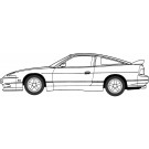 1/24 峠シリーズ No.4 ニッサン 180SX(RPS13)後期型 フジミ, FUJ48048, by フジミ