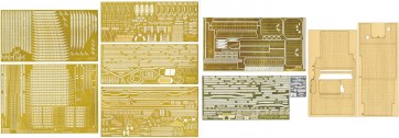 1/350 艦船モデルシリーズ No.11 EX-201 日本海軍航空母艦 加賀 専用エッチングパーツセット(w/木甲板シール) フジミ, FUJ00970, by フジミ
