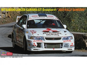 1/24 三菱 ランサー(カリスマGT) エボリューション VI 2000 ラリー サンレモ ハセガワ, HAS07127, by ハセガワ